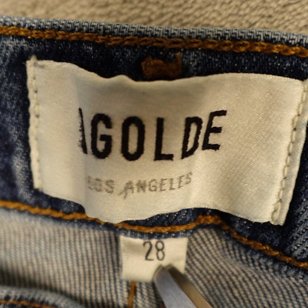 Agolde Jeans‎ Toni Slim High Rise Ankle Women's 28 distressed hems Stratosphere - Picture 3 of 12